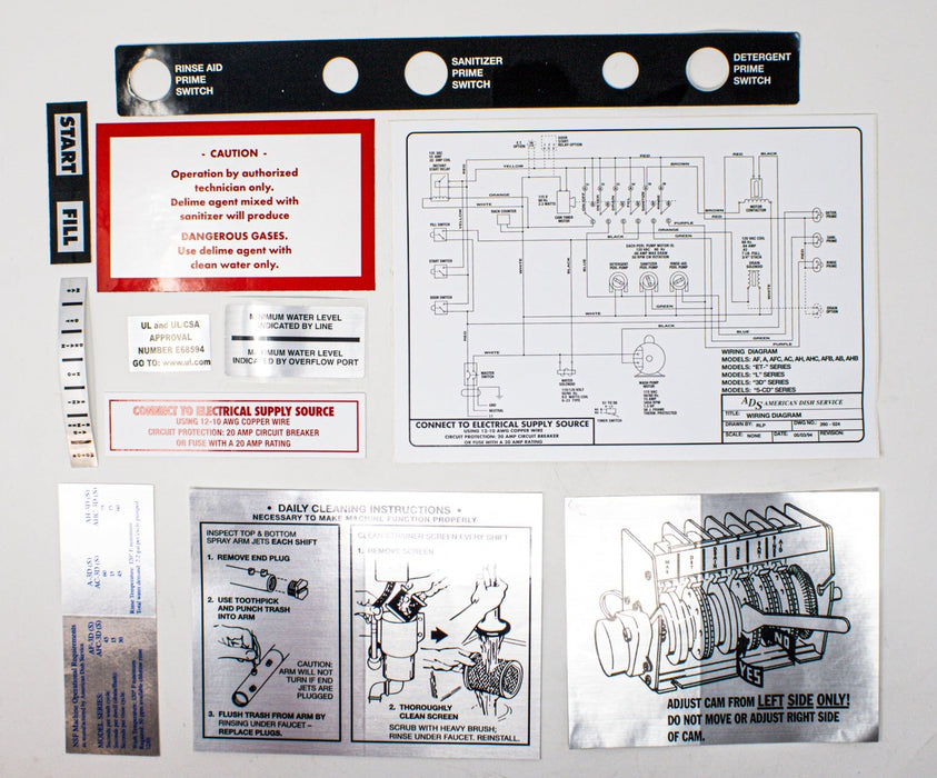 ADS 089-9310 DECAL SET,3DS SERIES