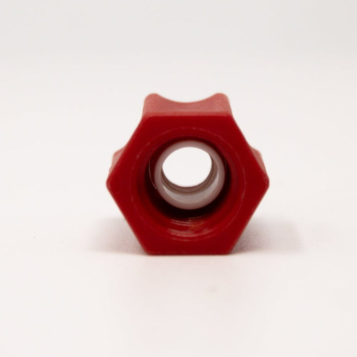 ADS 091-4157 NUT, THREADED RED, TUBE STIFFENER