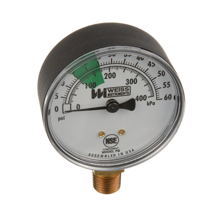 HOBART 00-918460 - GAUGE,WATER PRESSURE , 0-60 PSI