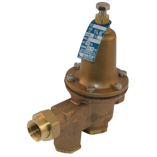 WATER PRESSURE REDUCING VALVE, 1/2" NPT, BRONZE