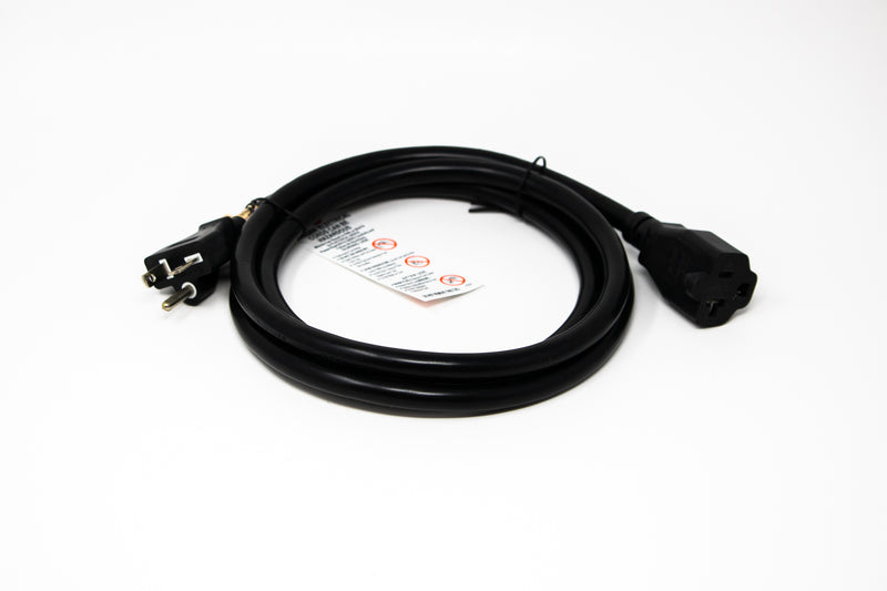 EXTENSION POWER CORD WITH PLUG, 12/3, 20A, 125 V 6'