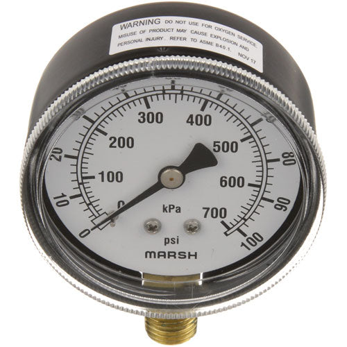 HOBART 100135 - PRESSURE GAUGE 2-1/2, 0-100PSI