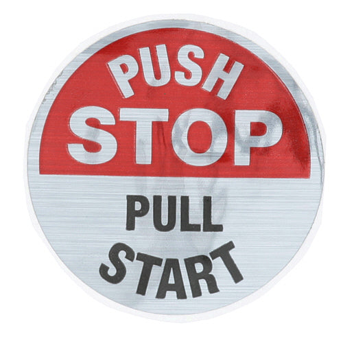 HOBART 00-291475 - LABEL - START/STOP