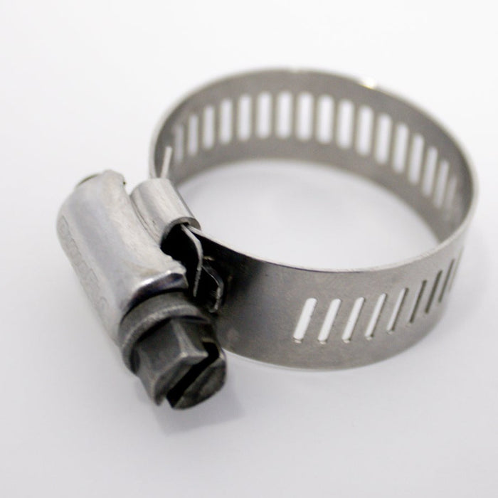 WORM DRIVE CLAMP, 1/2'' - 1 1/4'', STAINLESS STEEL SCREW