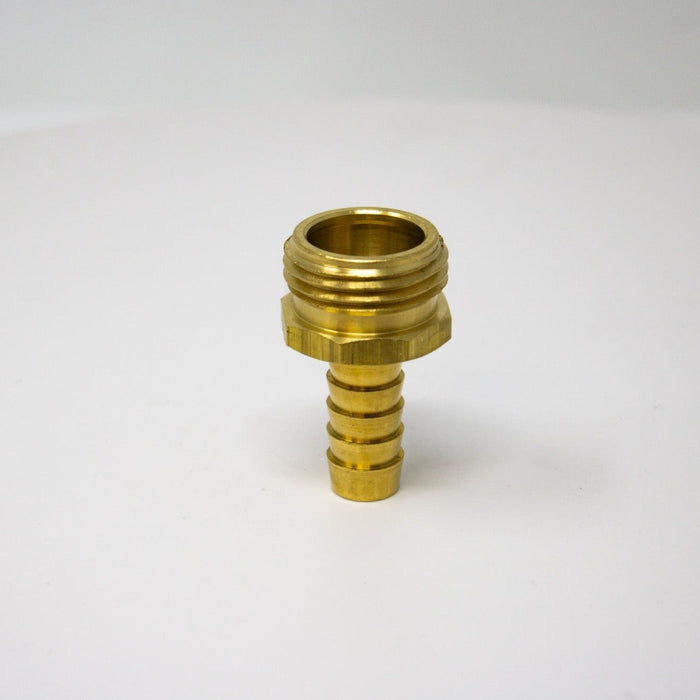 LAKESHORE FITTINGS L190-0812 - 1/2" MIP X 3/4" MALE GARDEN HOSE FITTINGS- BRASS