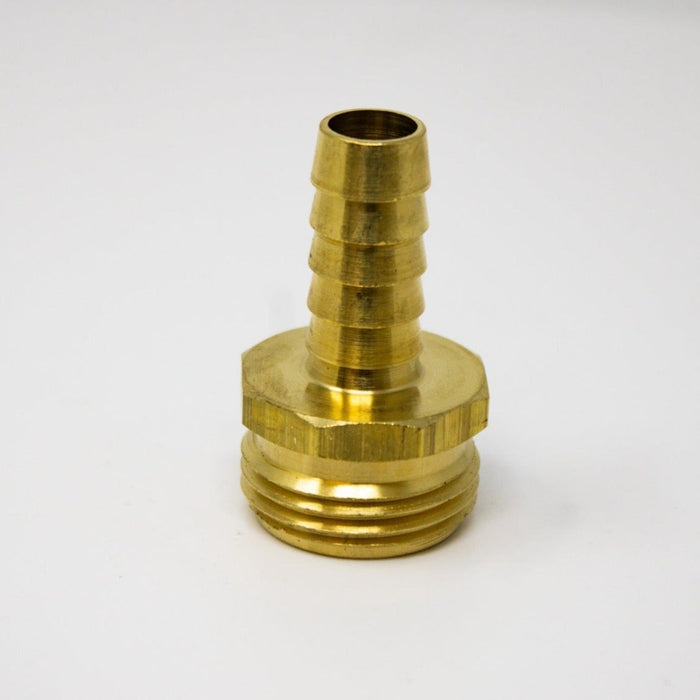 LAKESHORE FITTINGS L190-0812 - 1/2" MIP X 3/4" MALE GARDEN HOSE FITTINGS- BRASS