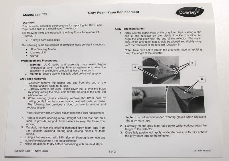 MOONBEAM TAPE PROTECTOR GRAY (2PC)