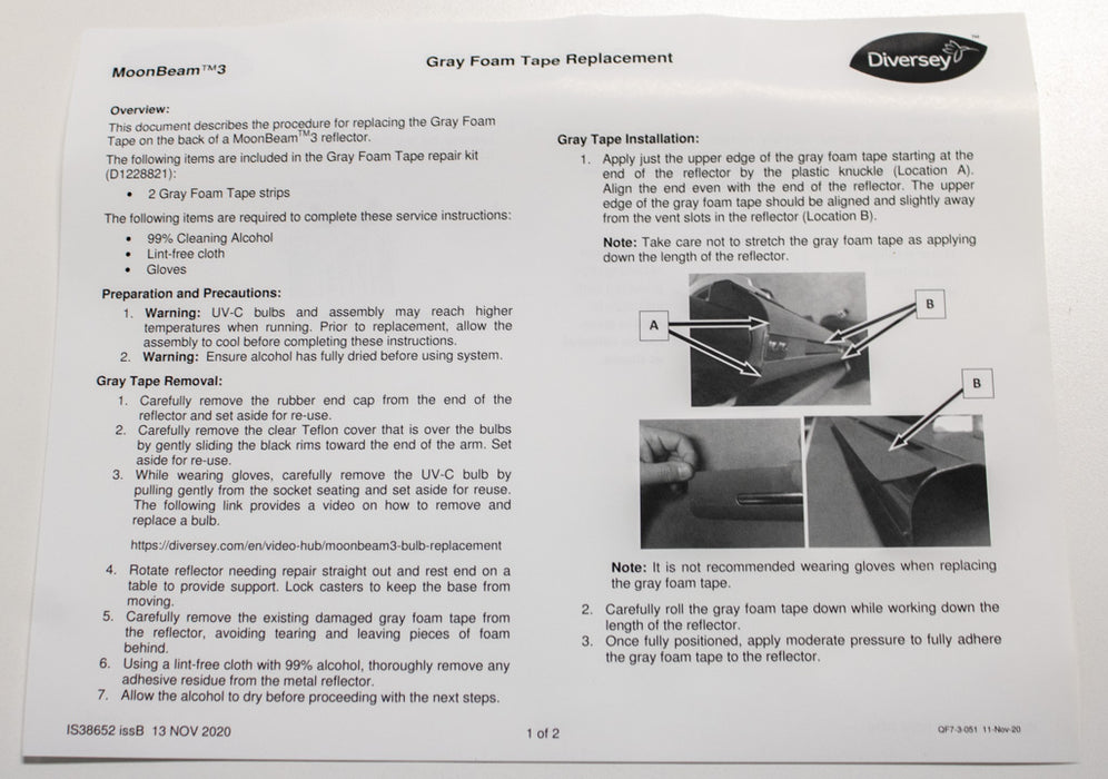 MOONBEAM TAPE PROTECTOR GRAY (2PC)