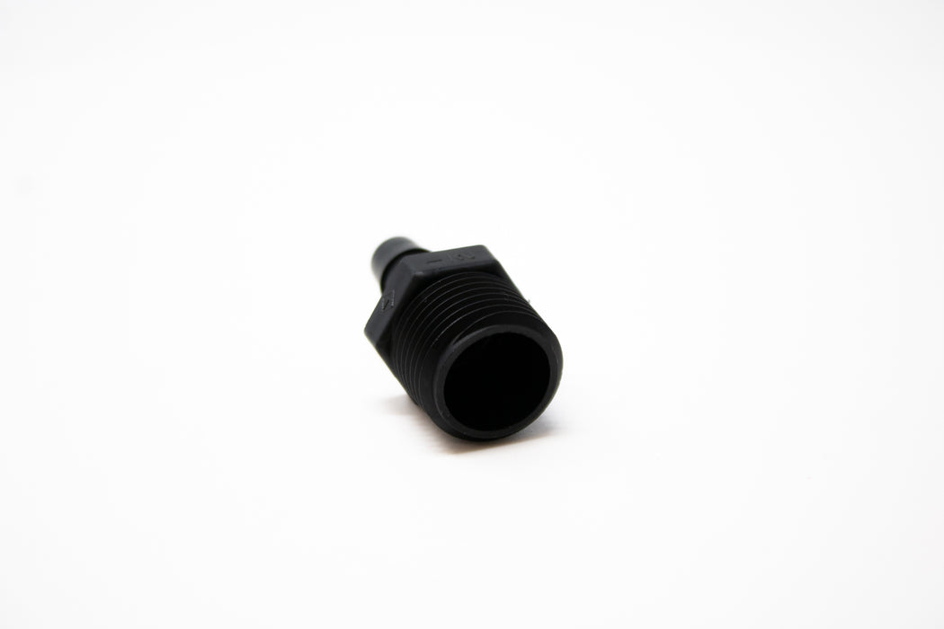 U.S. PLASTICS CORP 62016 - 1/2" MPT X 3/8" HOSE ID BLACK HDPE ADAPTER