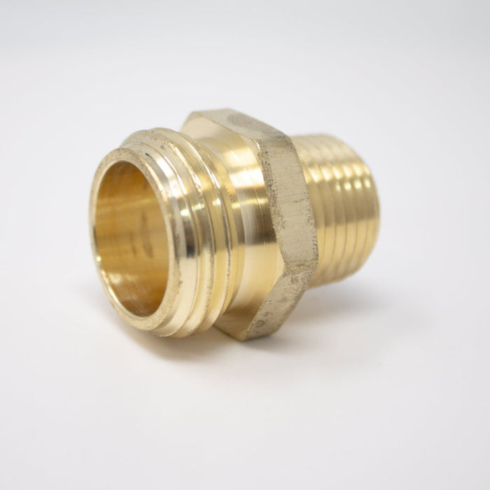 3/4'' MGHT X 1/2'' MPT ADAPTER, BRASS