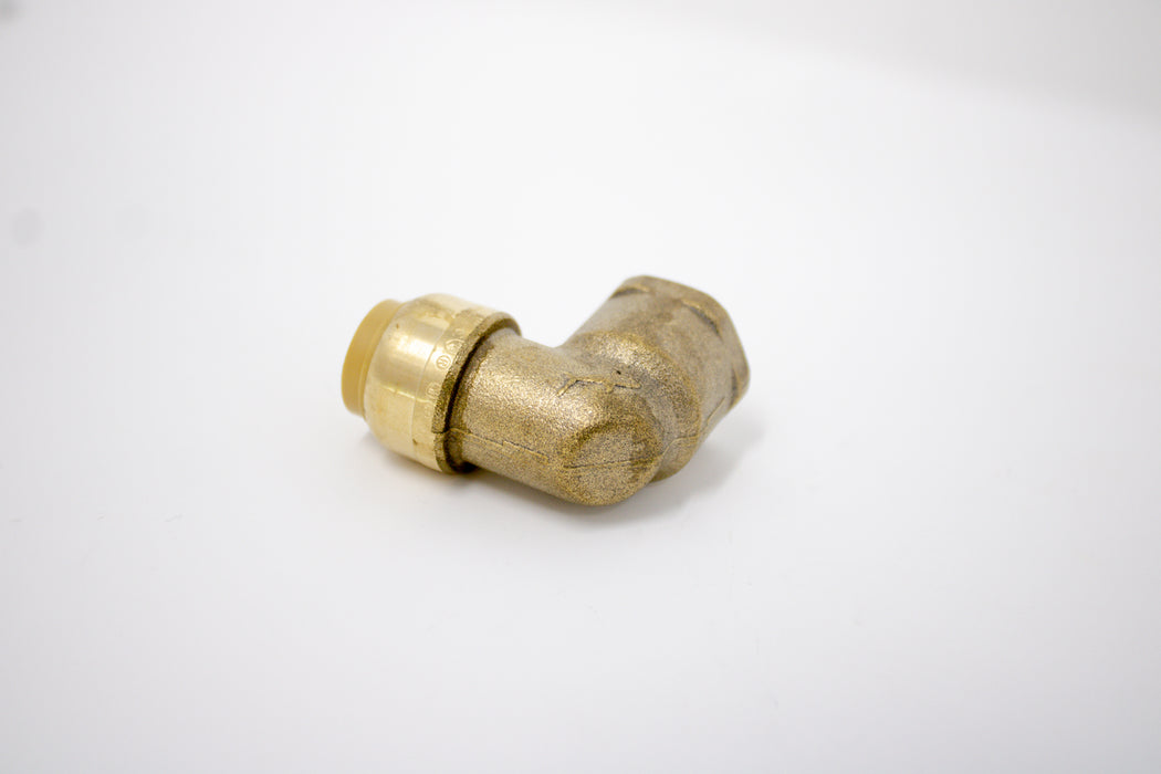 SHARKBITE 1/2 IN. PUSH-TO-CONNECT x FIP BRASS 90-DEGREE ELBOW FITTING