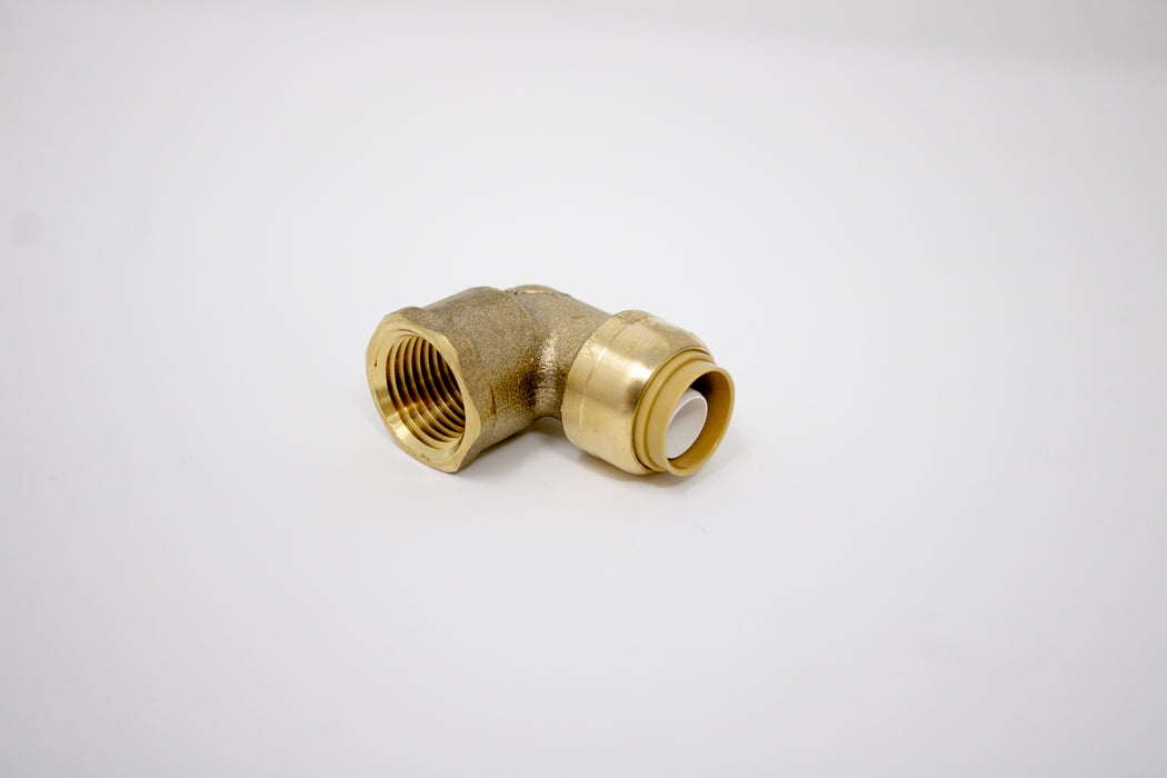 SHARKBITE 1/2 IN. PUSH-TO-CONNECT x FIP BRASS 90-DEGREE ELBOW FITTING