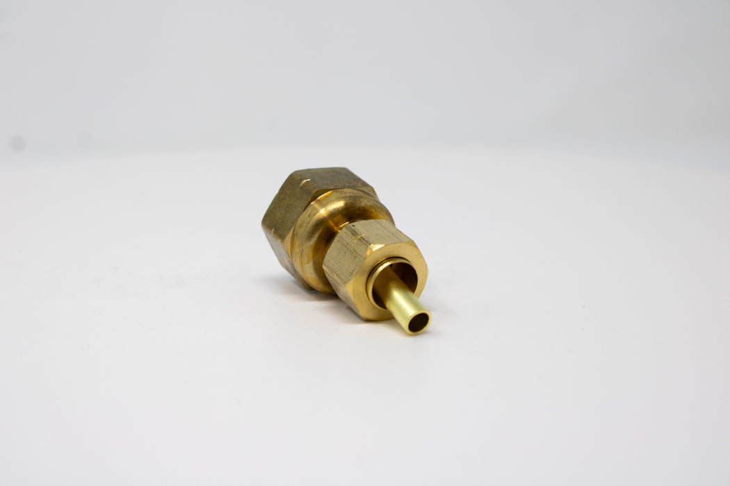 3/8'' OD COMPRESSION x 1/2'' FIP BRASS ADAPTER FITTING