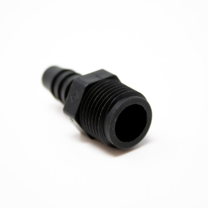 3/8" MPT X 3/8" HOSE ID BLACK, HDPE ADAPTER