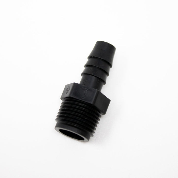 3/8" MPT X 3/8" HOSE ID BLACK, HDPE ADAPTER