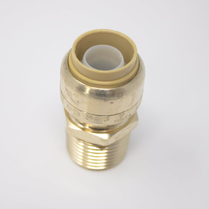 JOHN GUEST U120LF - 1/2'' X 1/2'' MPT CONECTOR, BRASS, SHARKBITE