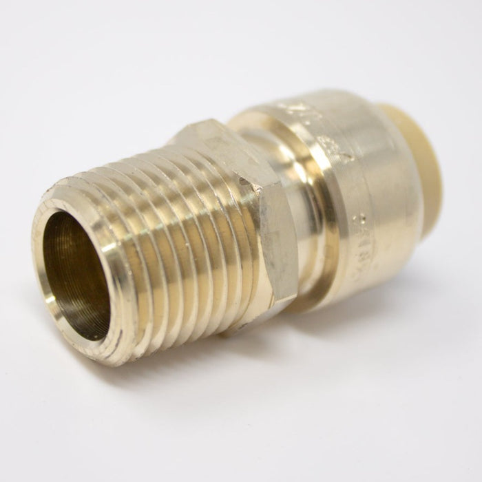 JOHN GUEST U120LF - 1/2'' X 1/2'' MPT CONECTOR, BRASS, SHARKBITE