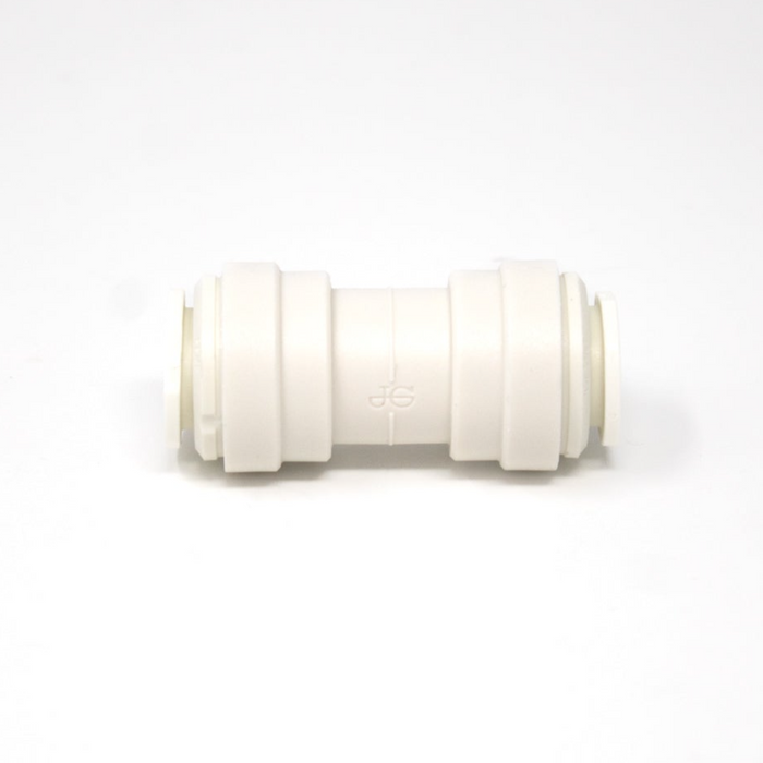 JOHN GUEST PP0416W COUPLING, 1/2"OD, PEX, POLYPROPYLENE WHITE