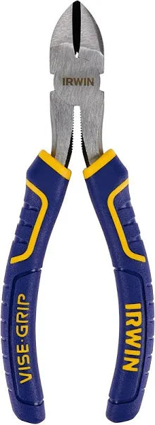 IRWIN DIAGONAL CUTTING PLIERS, 6''