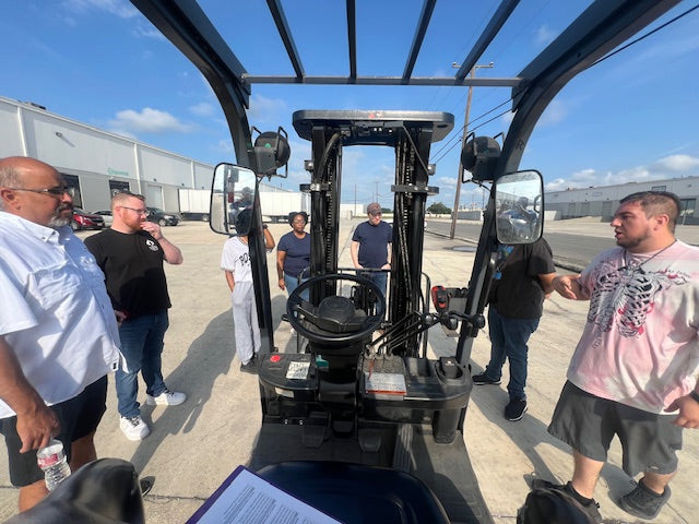 Forklift Training at Sparetek: Safety in Motion