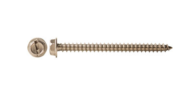 FASTENAL 1173100 #10-12 x 1-1/2" HEX - SLOTTED DRIVE INDENTED SCREW