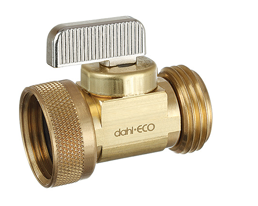 MALE HOSE X FEMALE SWIVER HOSE VALVE, STRAIGHT, ROUGH BRASS