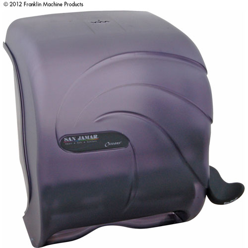 TOWEL DISPENSER, LEVER, BLACK