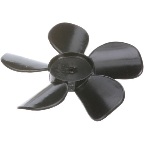 FAN BLADE 5 1/2", CW 3/16" HOLE, 5 BLADES, BLACK